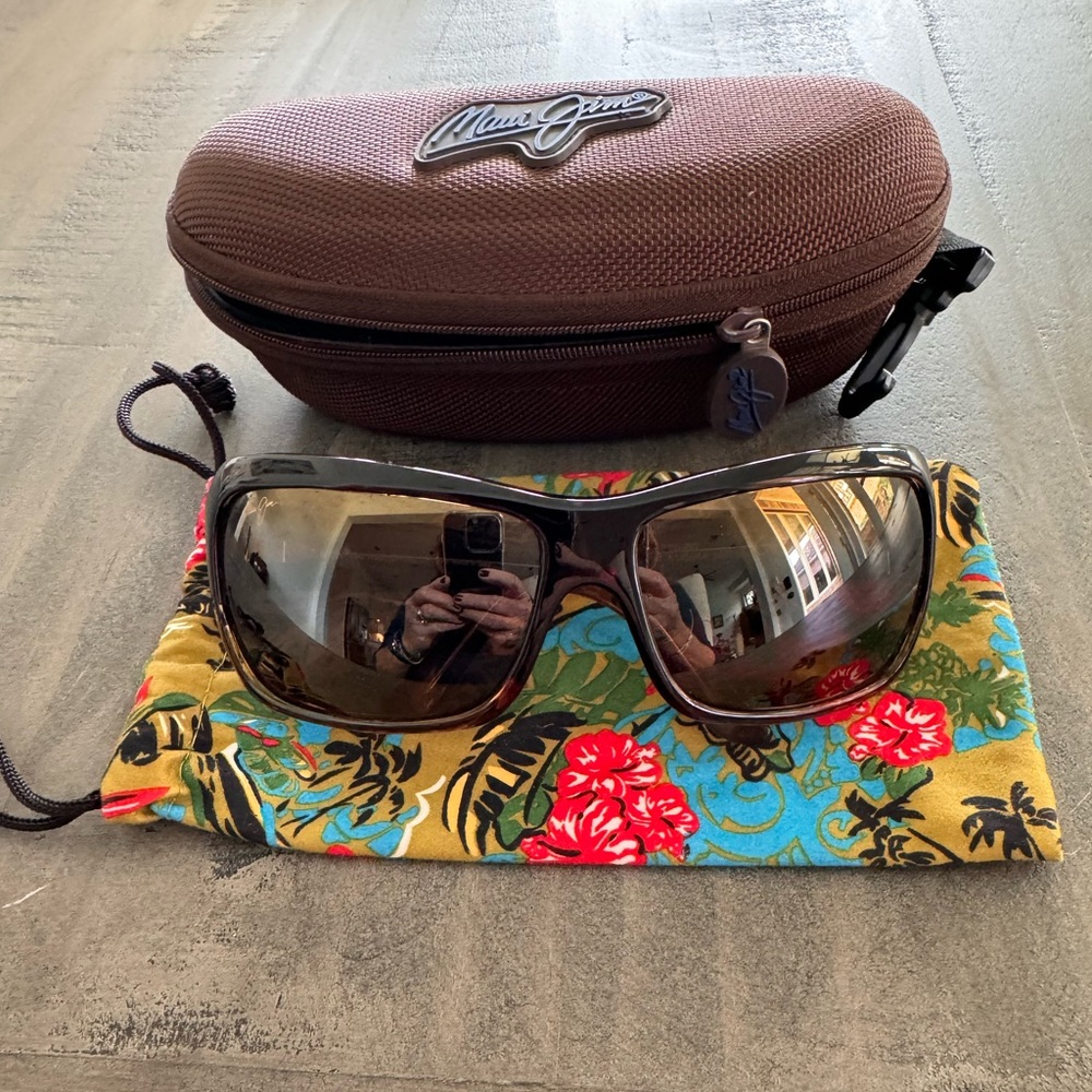 Maui Jims sunglasses.